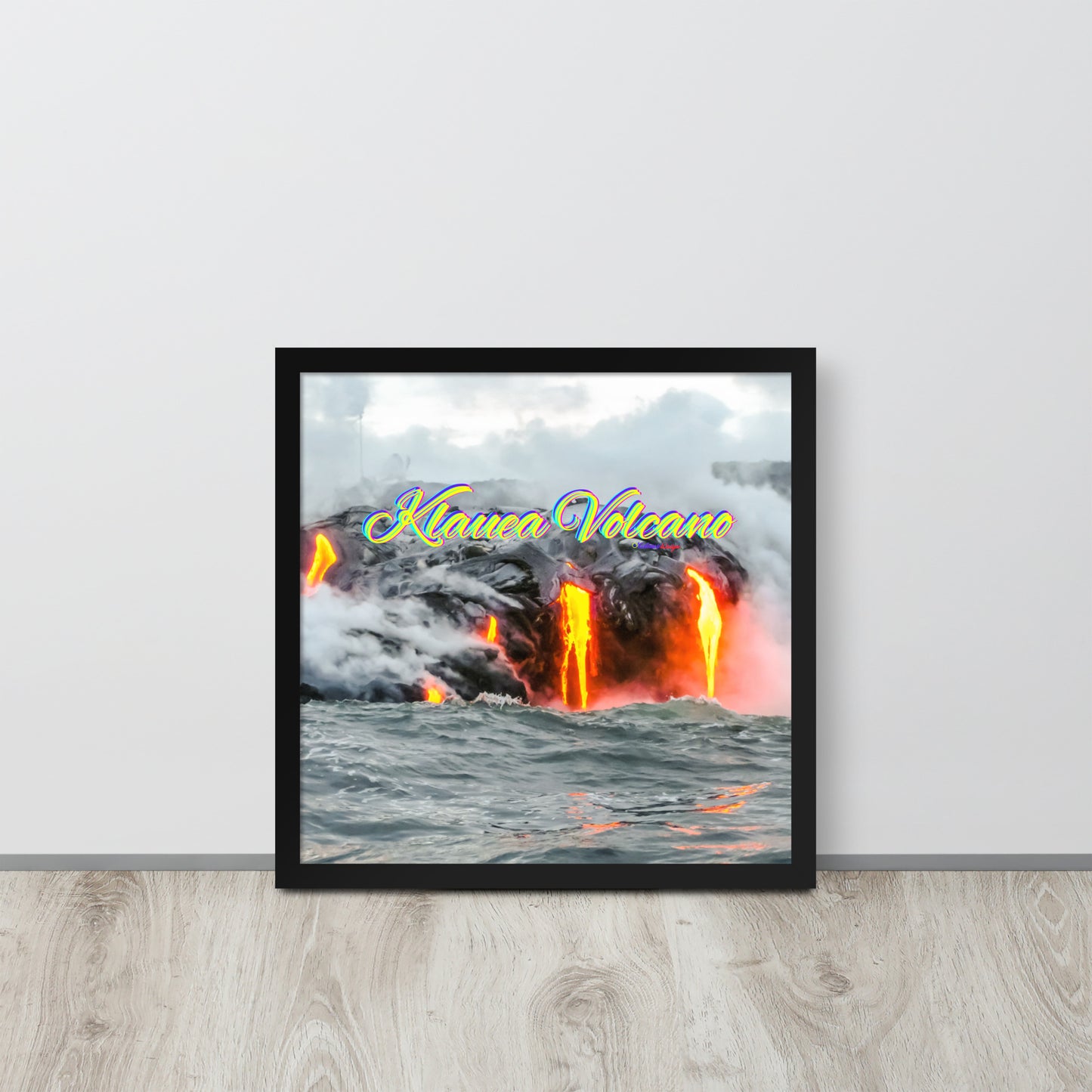 Klauea Volcano in Big Island Hawaii,  Framed poster