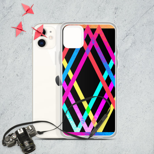 Designs Colorful, Parallels Lines, iPhone Case