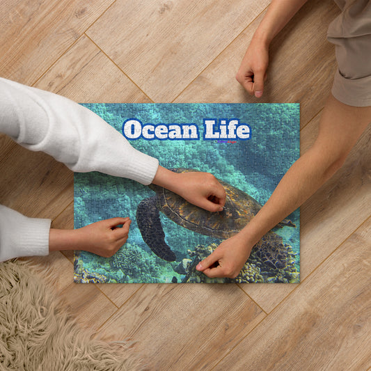 Turtle in Ocean, Life,   Jigsaw puzzle