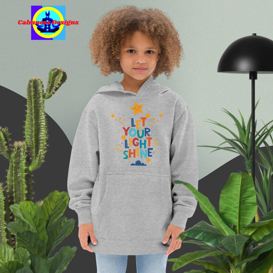 Let Your Light Shine,  Kids fleece hoodie