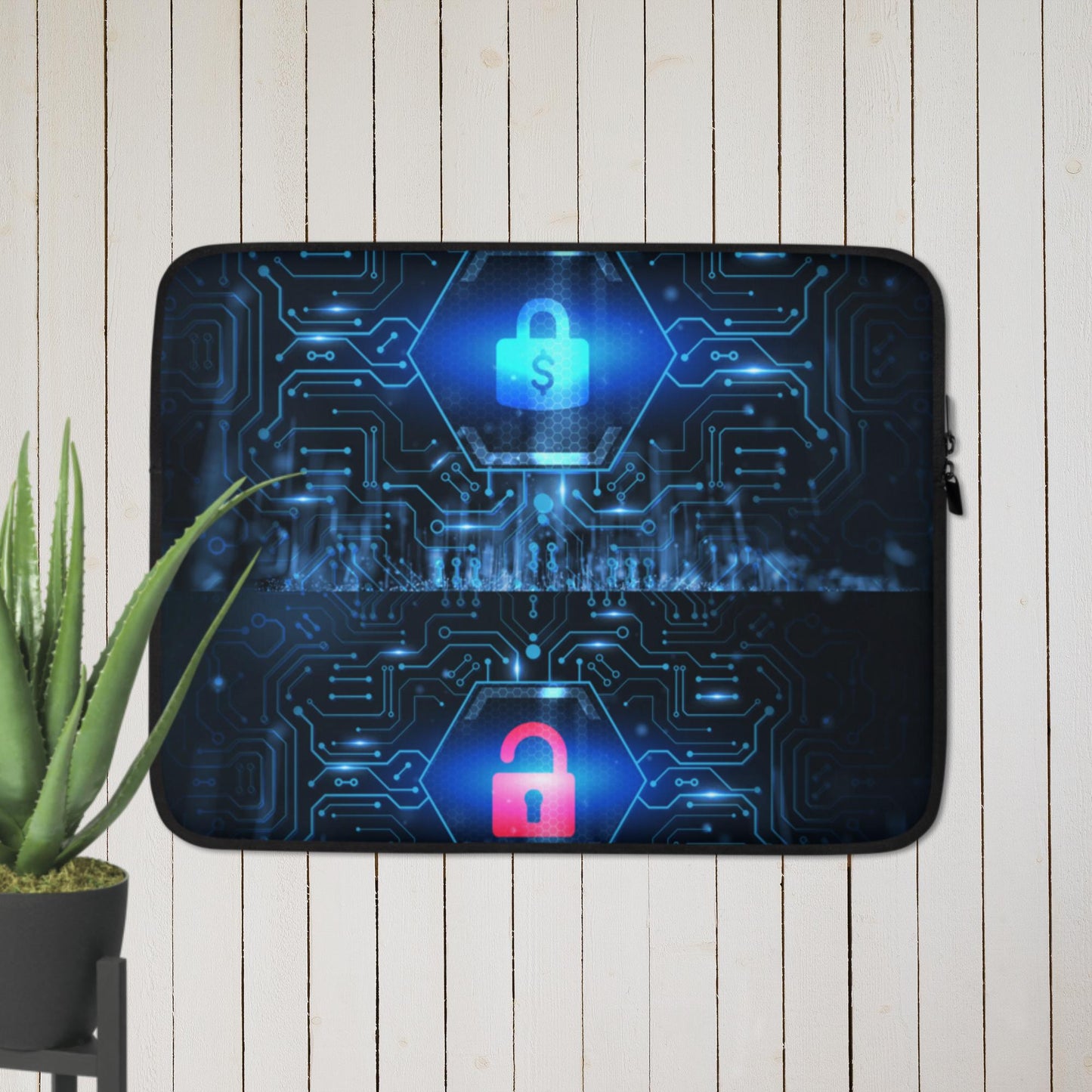 Cyber Security Data Protection Business Technology Privacy,  Laptop Sleeve