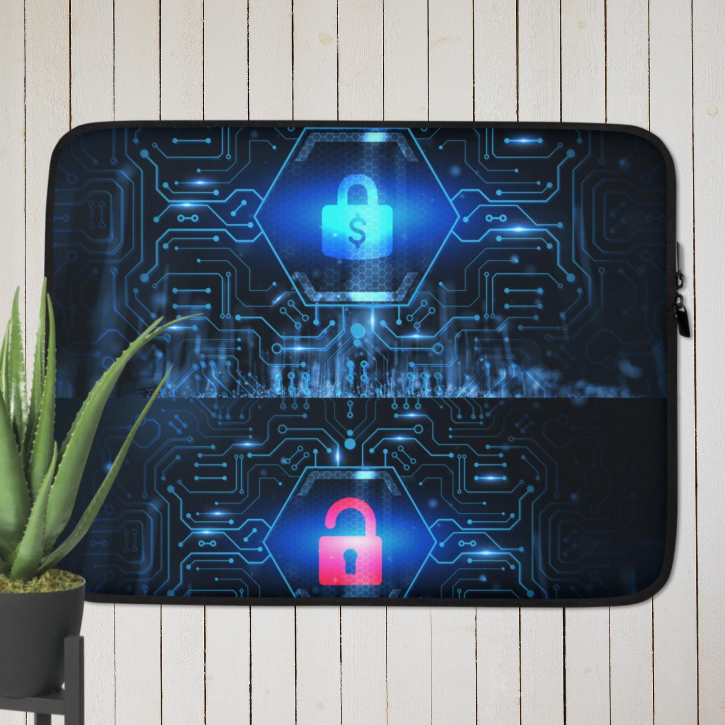 Cyber Security Data Protection Business Technology Privacy,  Laptop Sleeve