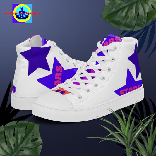 Stars R Us, Stars, Men’s high top canvas shoes