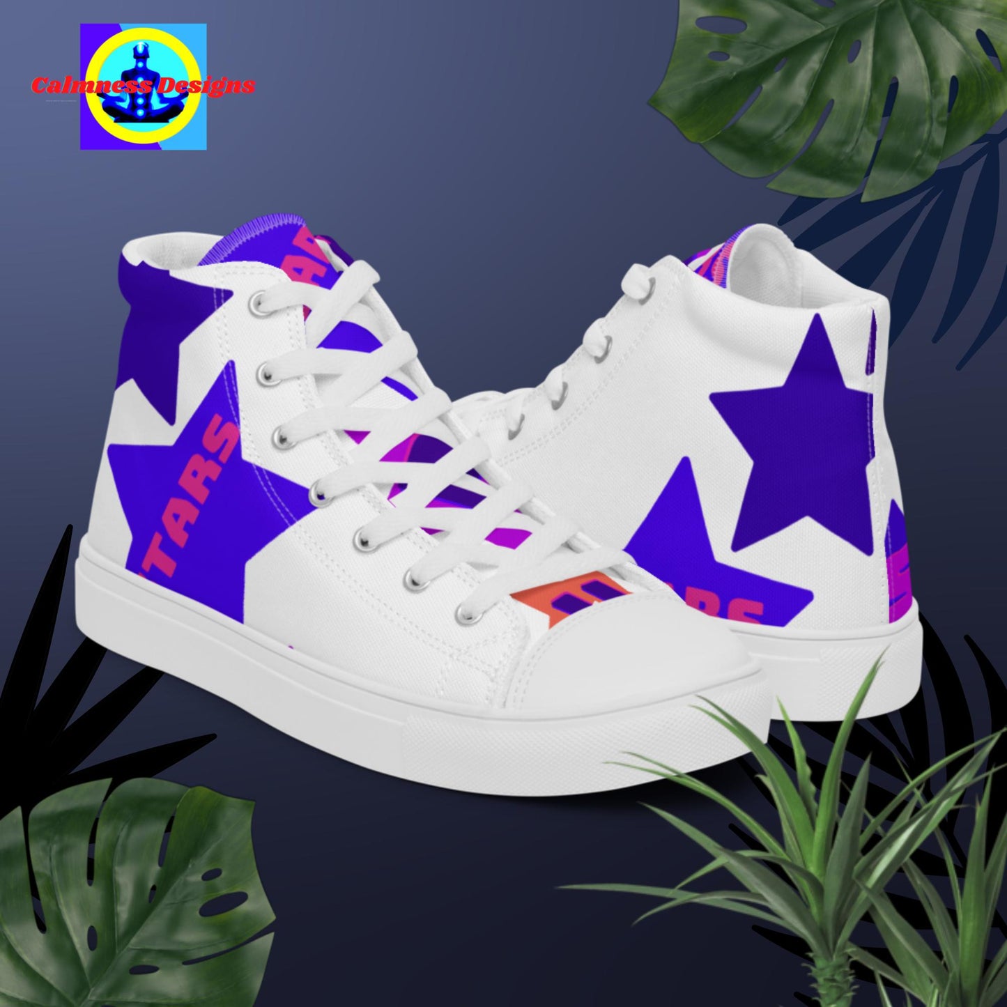 Stars R Us, Stars, Men’s high top canvas shoes