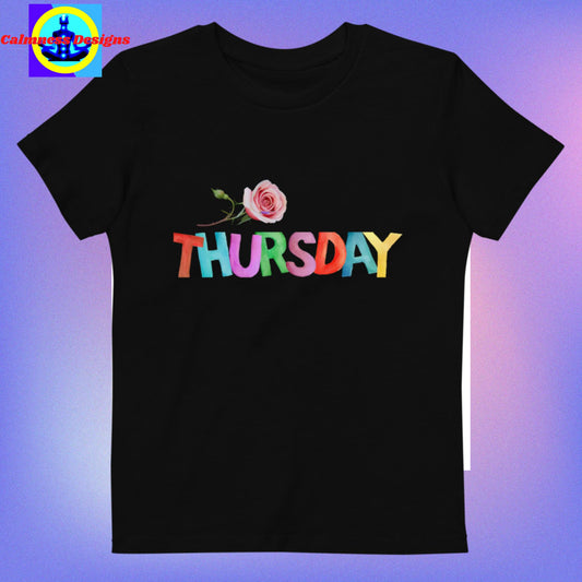 Thursday, Designer's  Styles, Organic cotton kids t-shirt