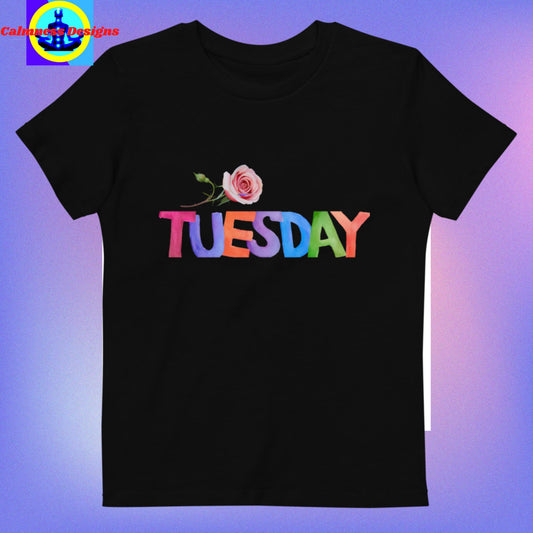 Tuesday,  Designer's  Styles, Organic cotton kids t-shirt