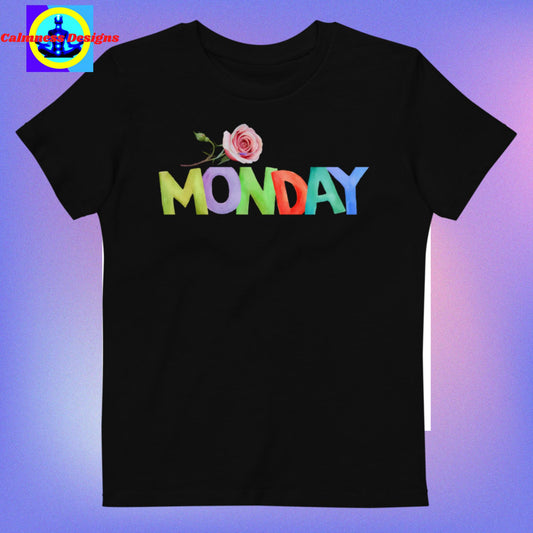 Monday,  Designer's  Styles,  Organic cotton kids t-shirt