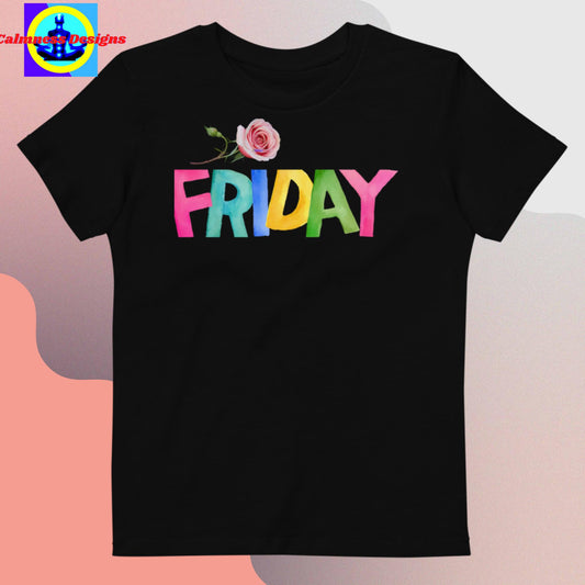 Friday, Designer's  Styles, Organic cotton kids t-shirt