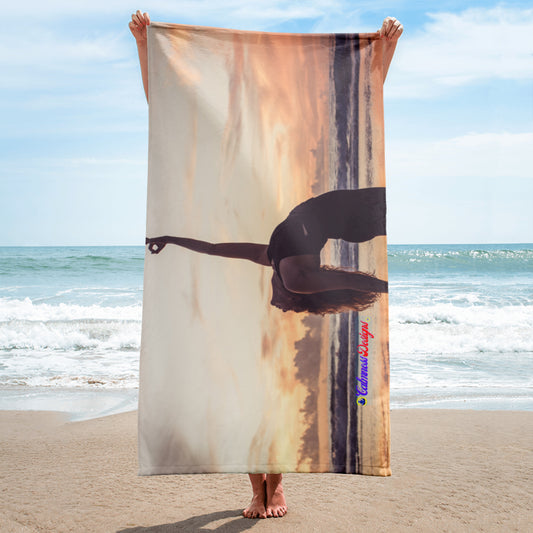 Sunset Beach Yoga,  Towel