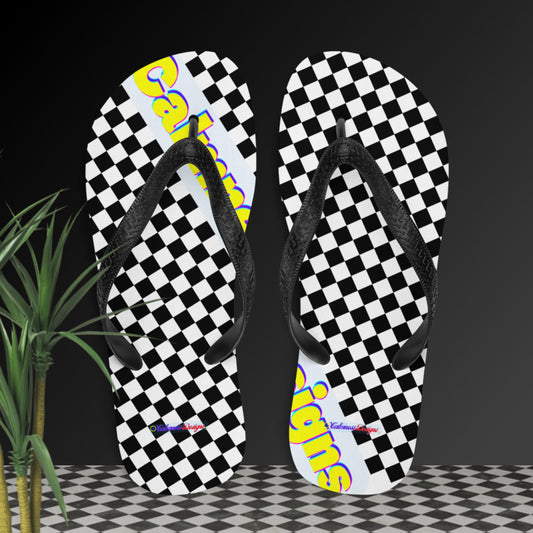 Checkered Flip-Flops