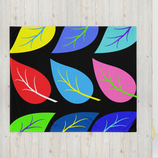 Leaf's Of Life, Throw Blanket