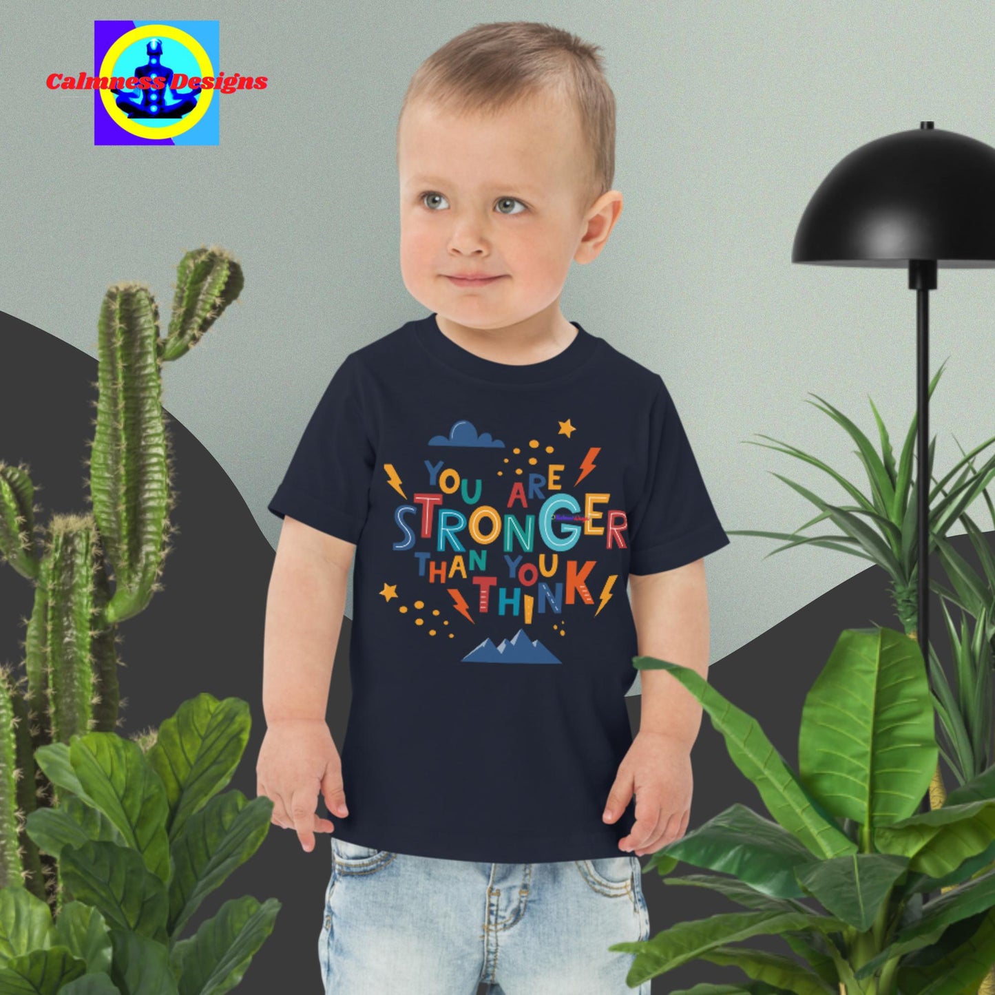 You Are Stronger Than You Think, Lighting, Stars, Toddler jersey t-shirt