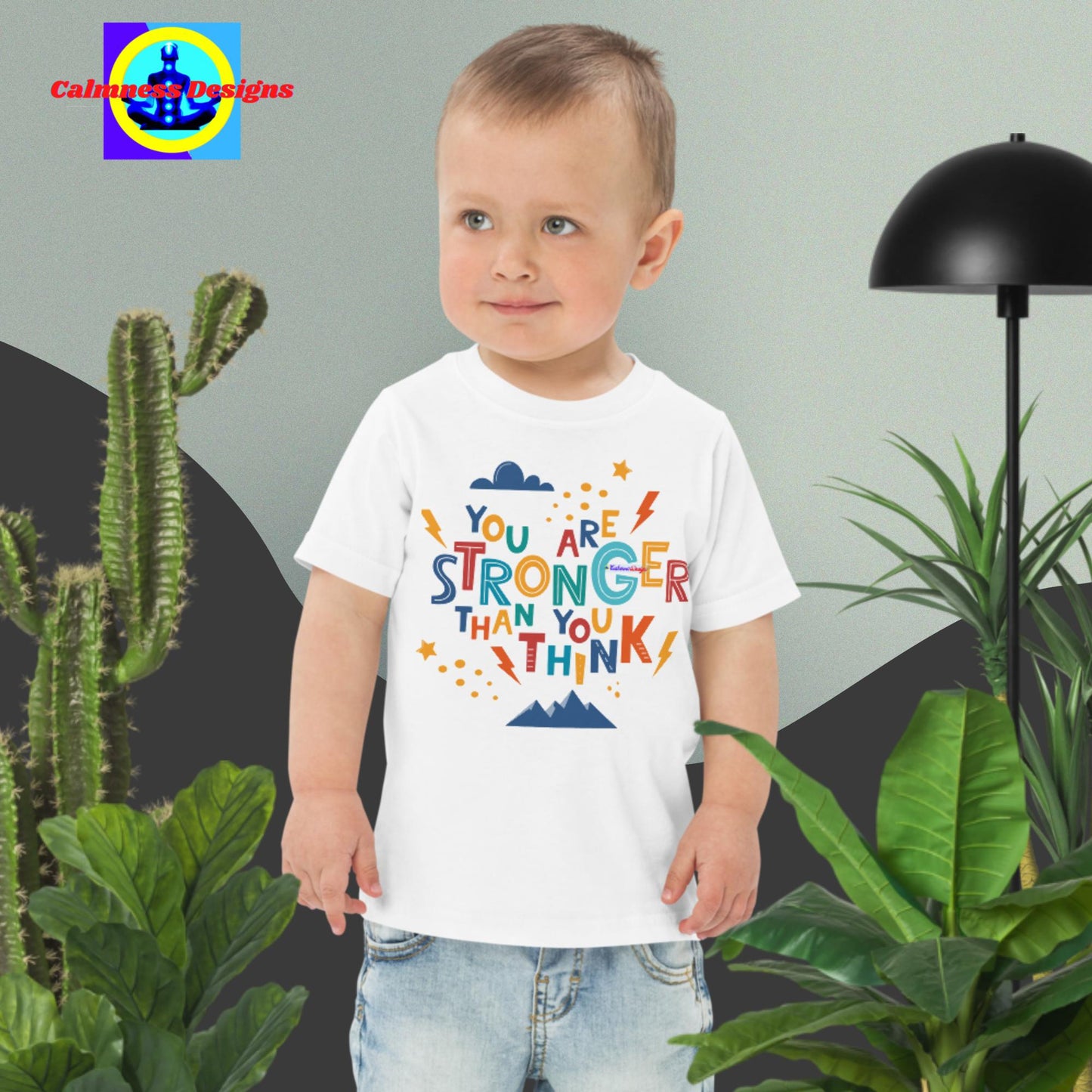 You Are Stronger Than You Think, Lighting, Stars, Toddler jersey t-shirt