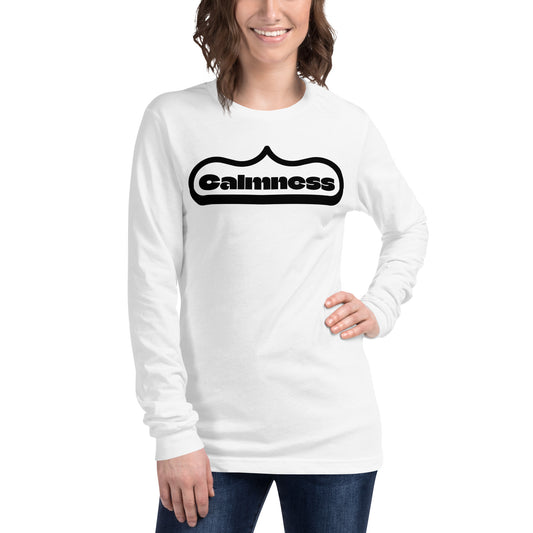 Calmness, Cover with brackets,, Unisex Long Sleeve Tee