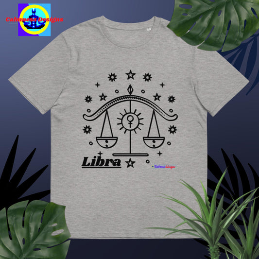 Libra,  Designer's Styles,  Unisex organic cotton t-shirt