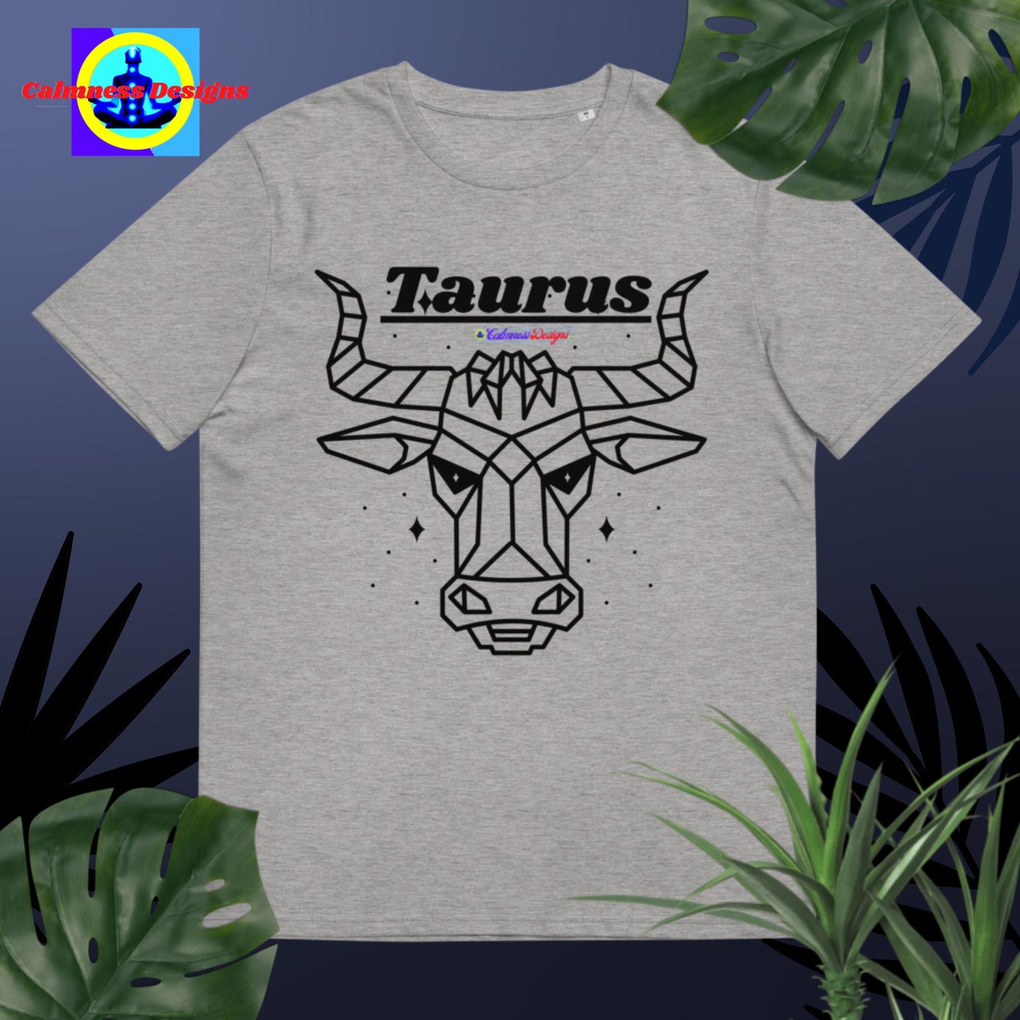 Taurus, Designer's Styles, Unisex organic cotton t-shirt