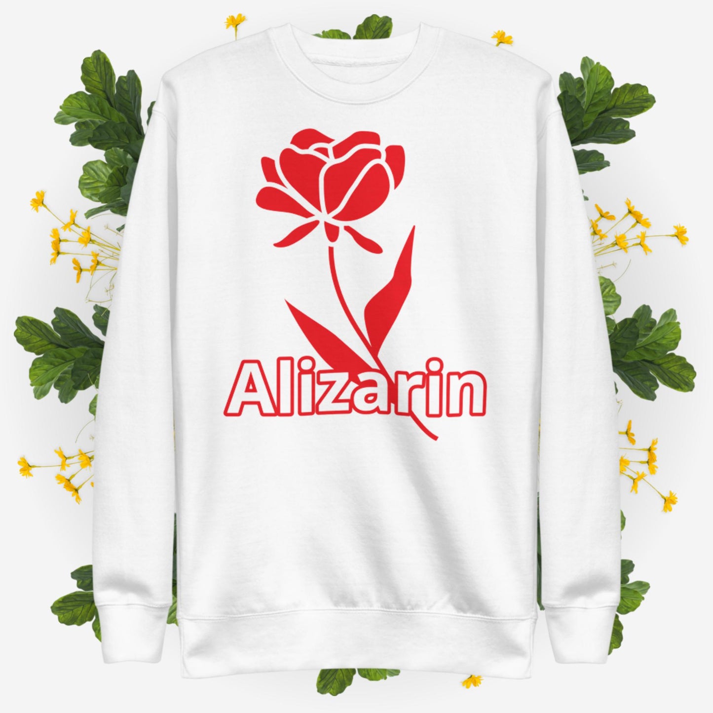 Alizarin, an ORANGE or RED Crystalline, Color's,, Unisex Premium Sweatshirt