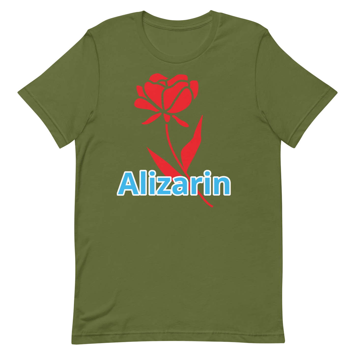 Alizarin, an ORANGE or RED Crystalline, Color's,, Unisex t-shirt