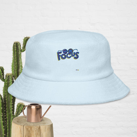 Don't Lose Focus, Unstructured terry cloth bucket hat