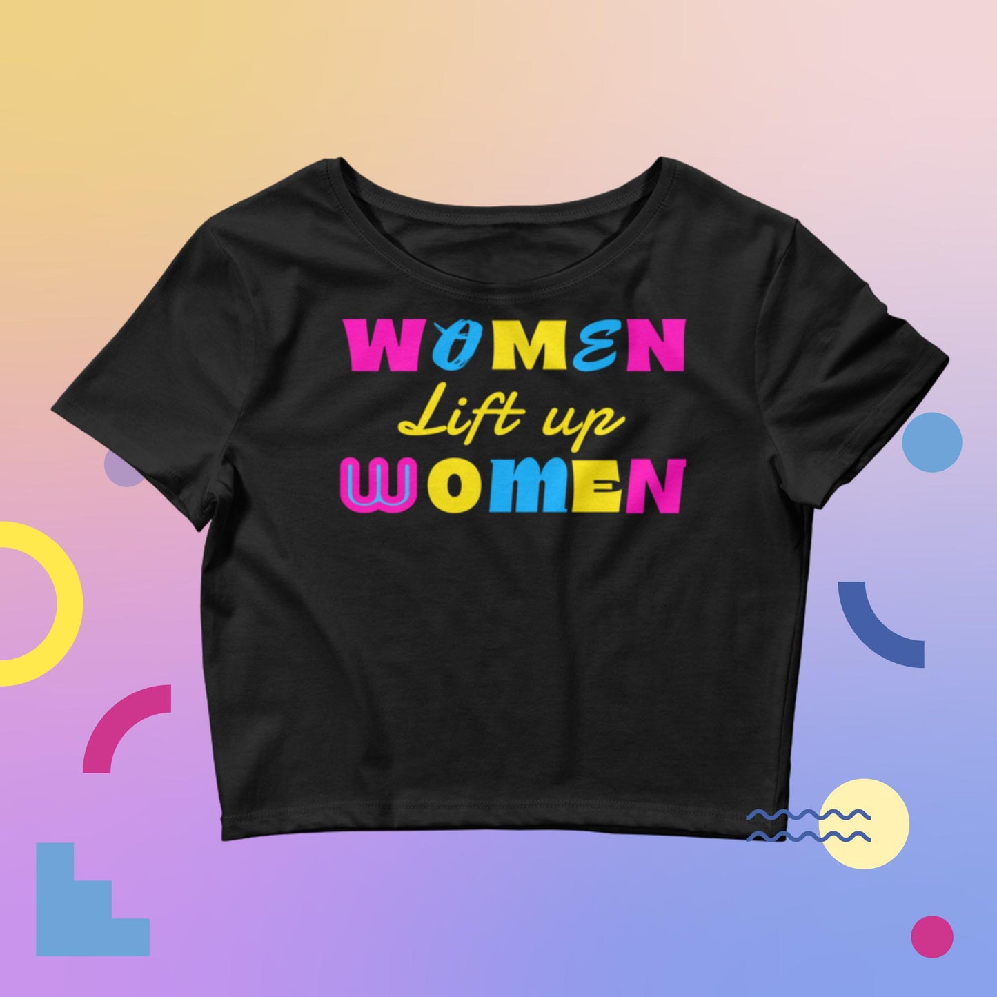 WOMEN Lift up WOMEN, Women’s Crop Tee