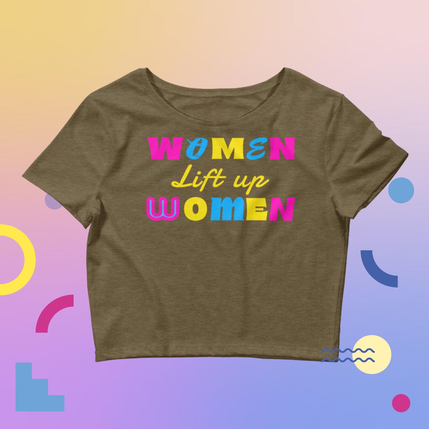 WOMEN Lift up WOMEN, Women’s Crop Tee