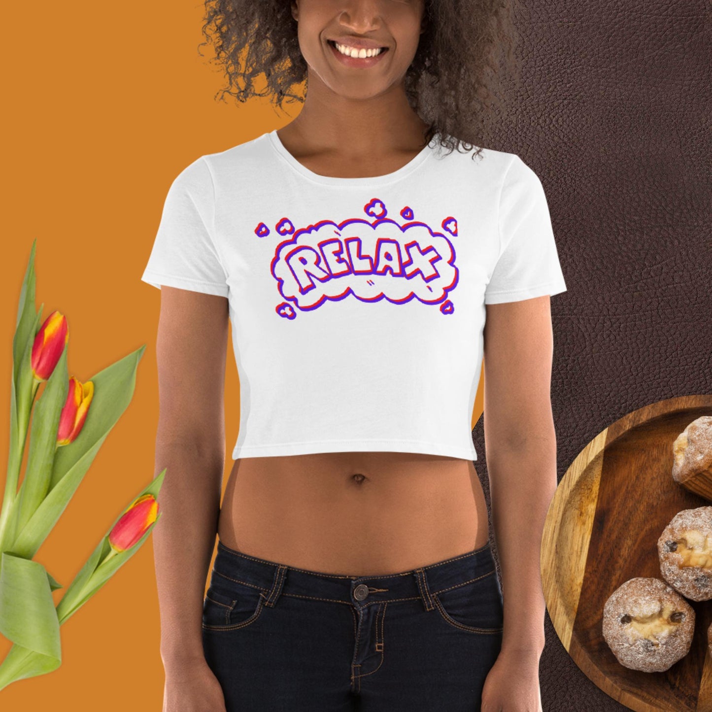 Relax, Relaxation, Women’s Crop Tee