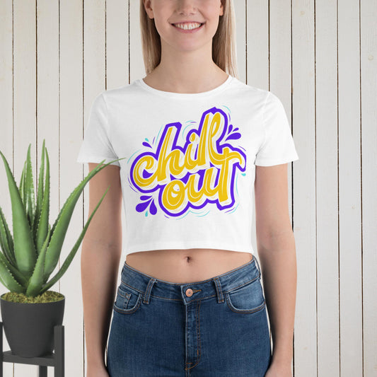 Chill Out, Women’s Crop Tee