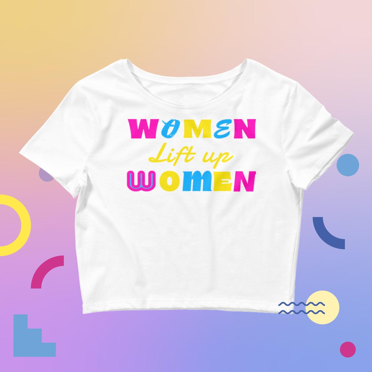 WOMEN Lift up WOMEN, Women’s Crop Tee