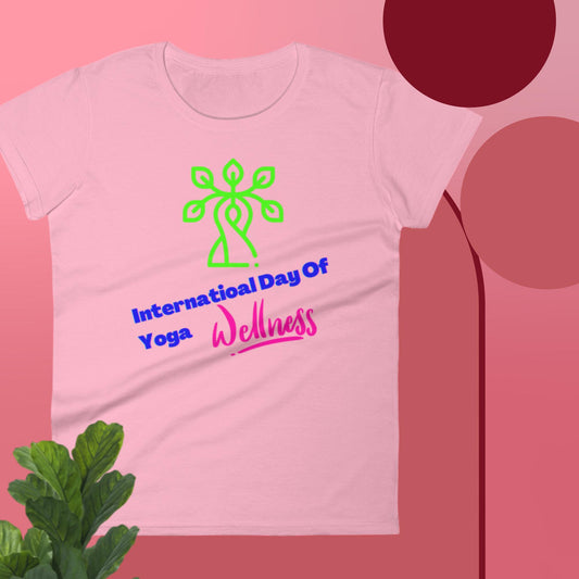 International Day Of Yoga Wellness, Women's short sleeve t-shirt