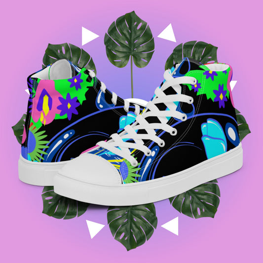 Bauble Terrarium, Authentic Designs, Women’s high top canvas shoes