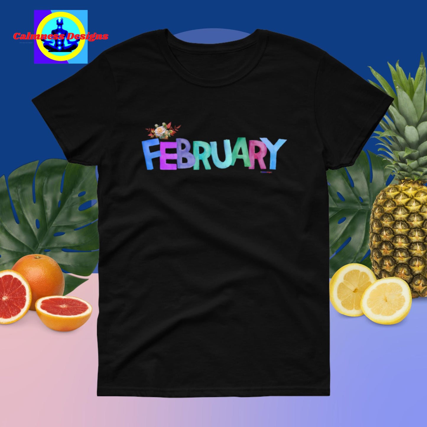 February, Designer's,   Women's short sleeve t-shirt