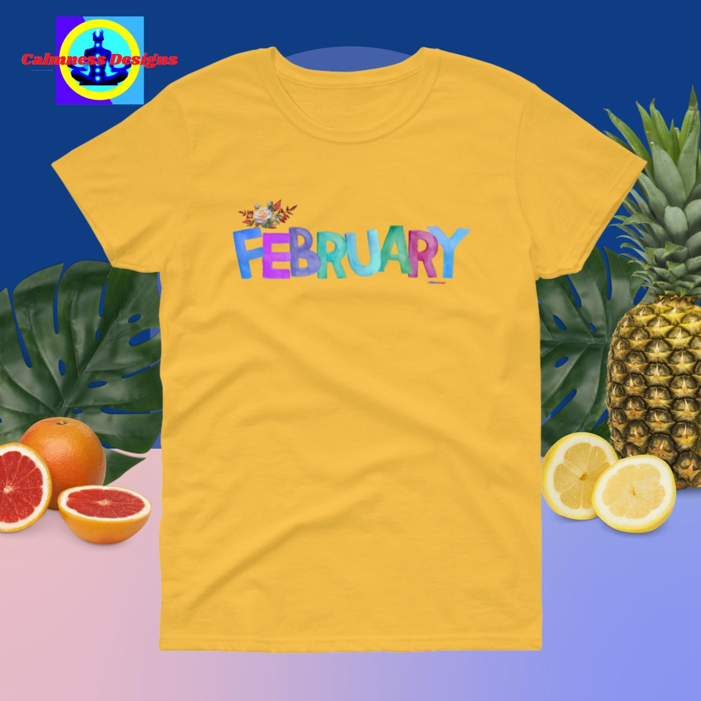 February, Designer's,   Women's short sleeve t-shirt