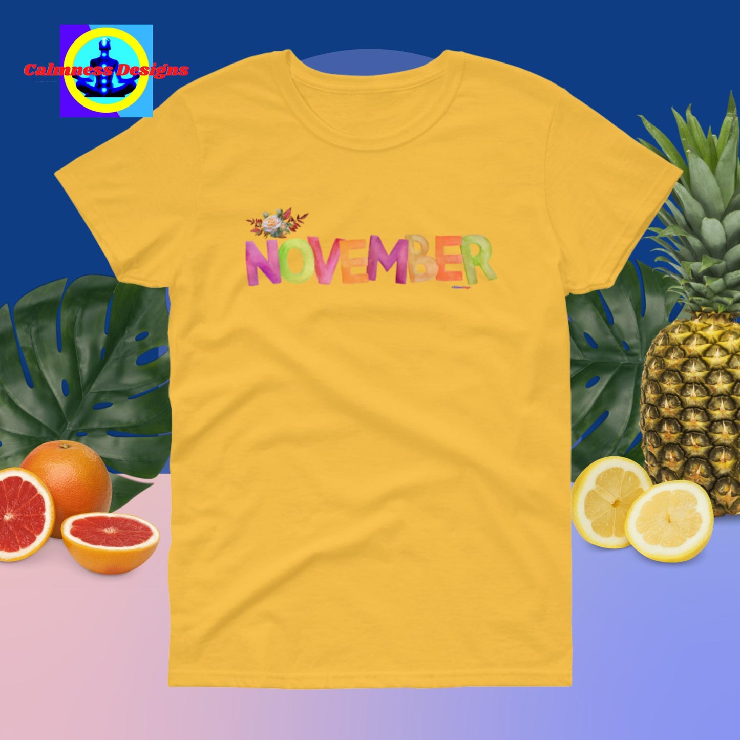 November, Designer's,   Women's short sleeve t-shirt