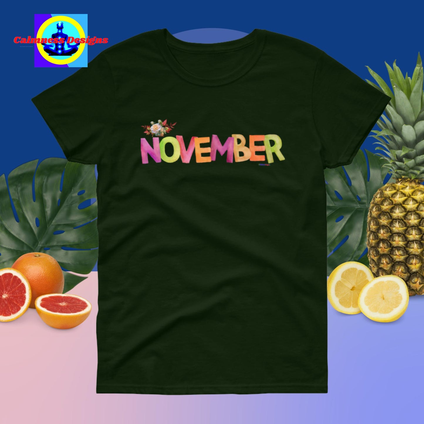 November, Designer's,   Women's short sleeve t-shirt