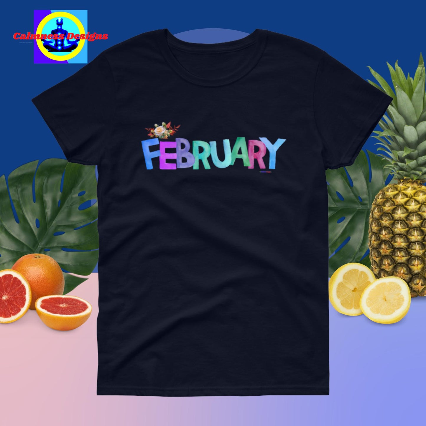 February, Designer's,   Women's short sleeve t-shirt