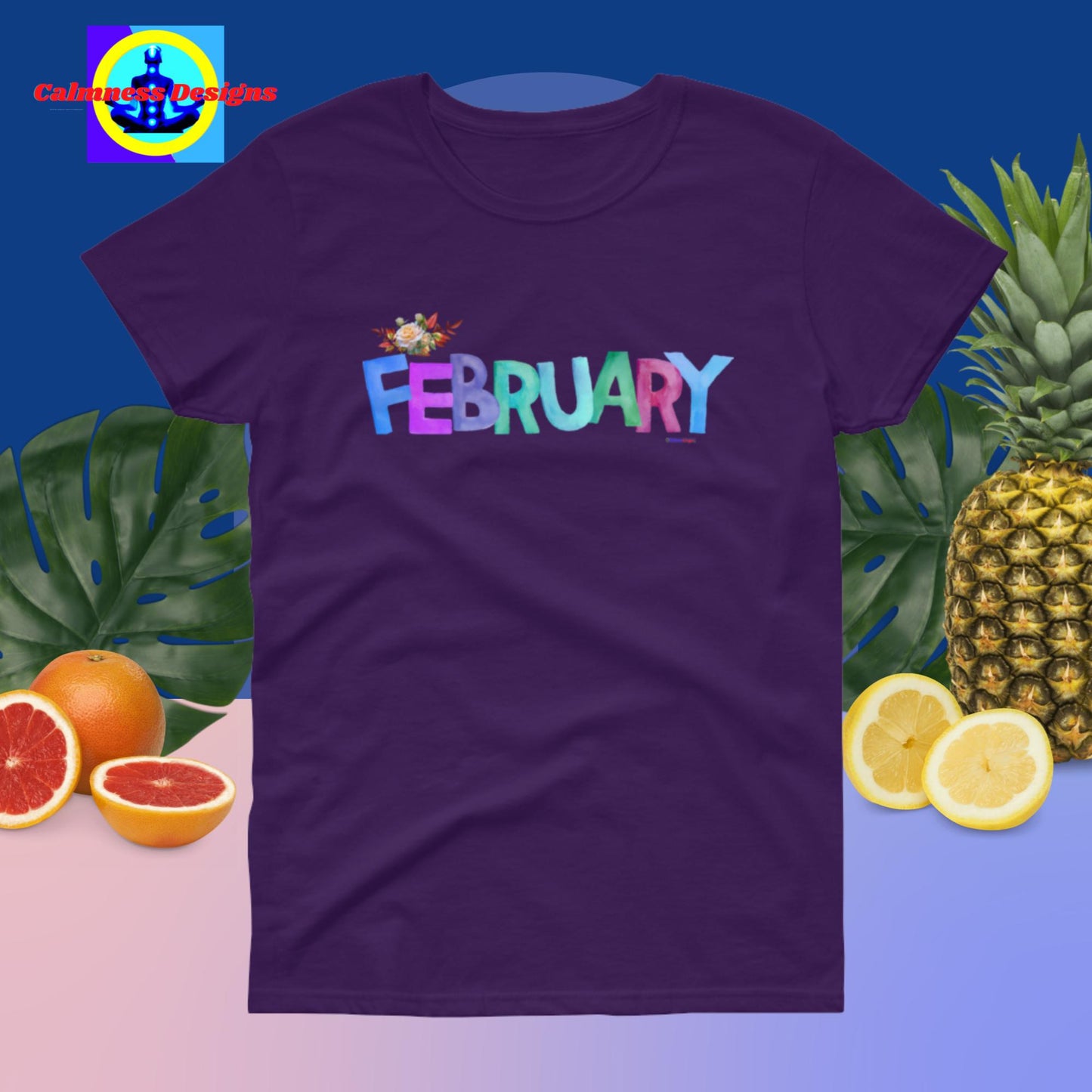 February, Designer's,   Women's short sleeve t-shirt