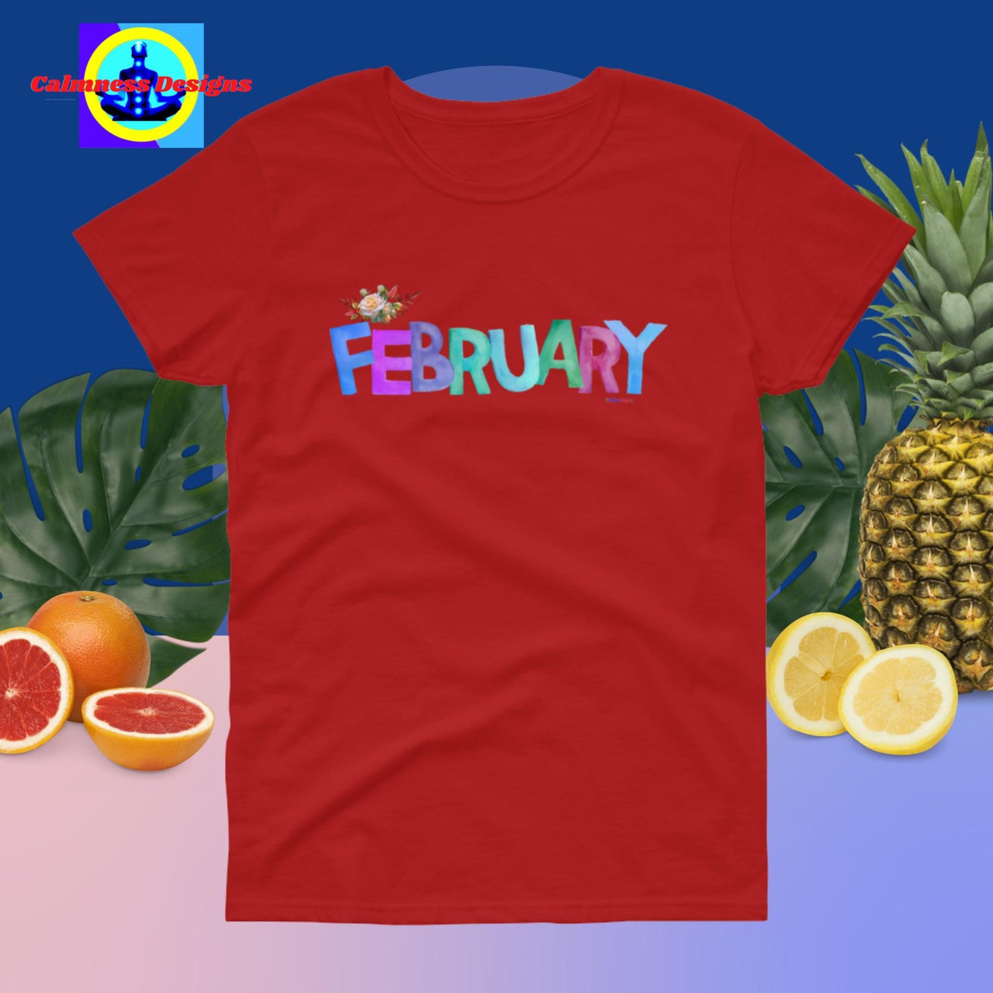 February, Designer's,   Women's short sleeve t-shirt