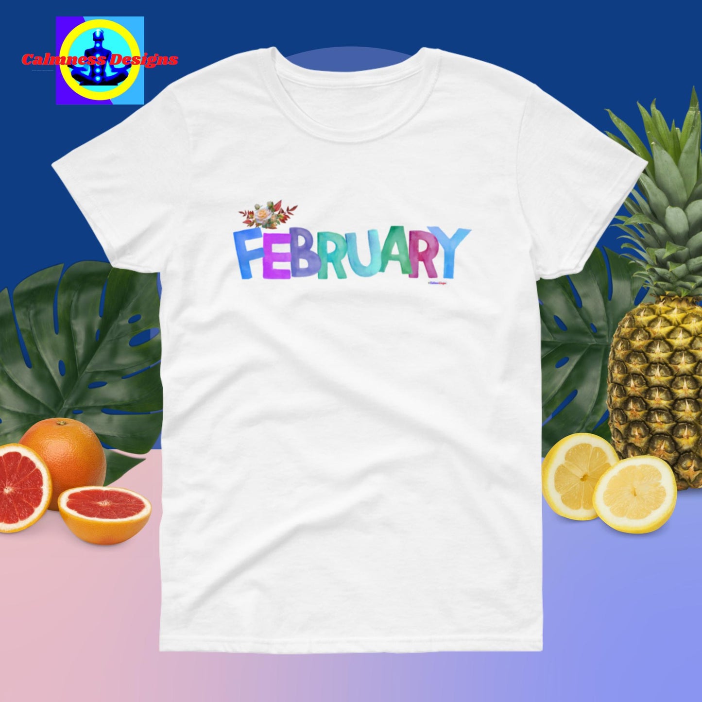 February, Designer's,   Women's short sleeve t-shirt