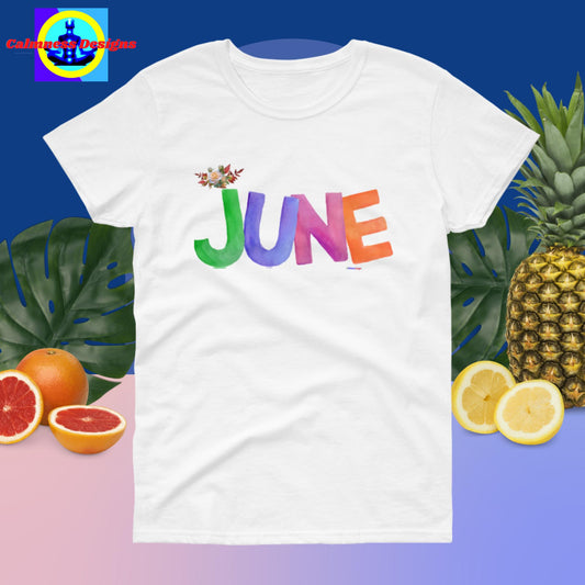 June,  Designer's,  Women's short sleeve t-shirt