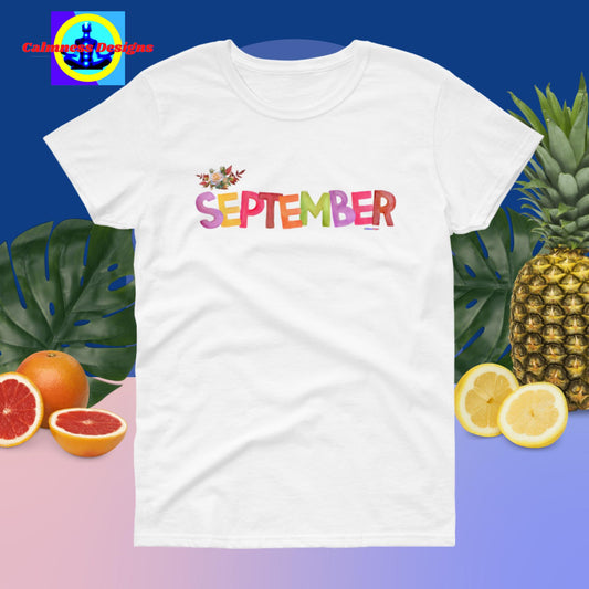 September,  Designer's,  Women's short sleeve t-shirt