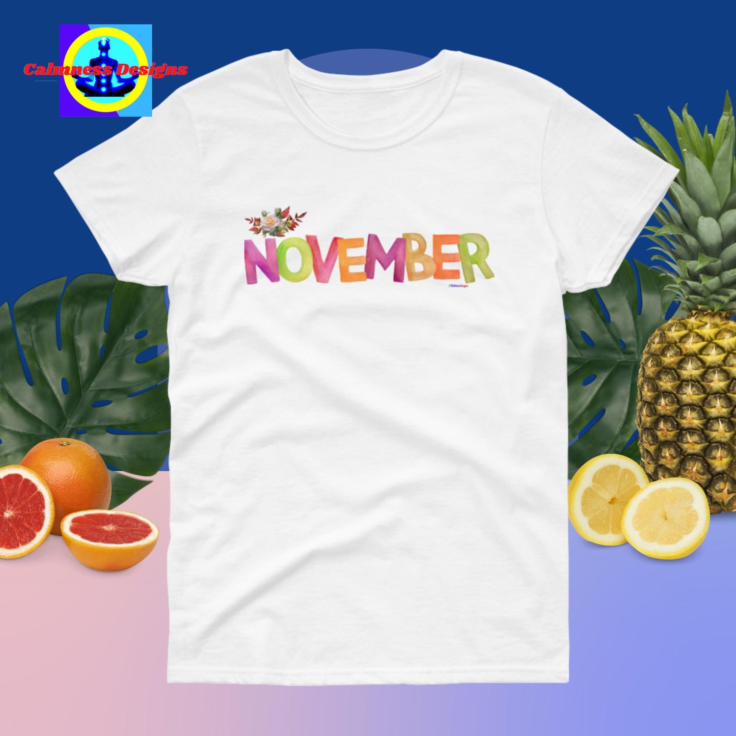 November, Designer's,   Women's short sleeve t-shirt