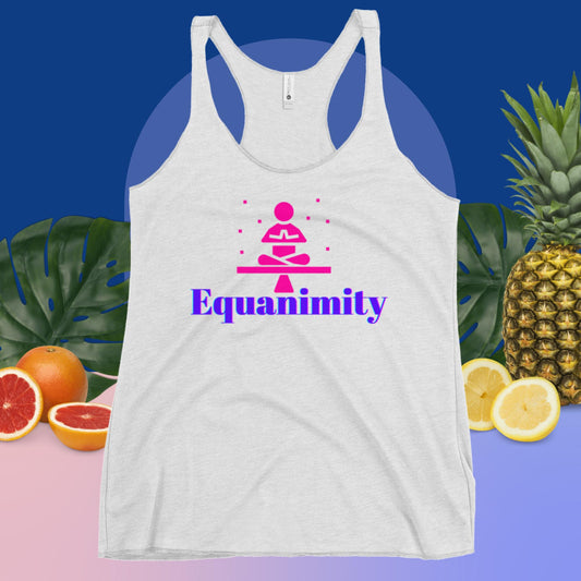 Equanimity, Equanimity Icon,, Women's Racerback Tank