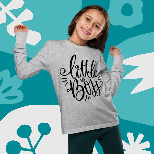 Little Boss, Youth long sleeve tee